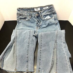 Girls Blue Flare Jeans